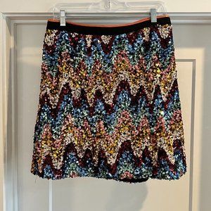 Maeve by Anthropologie Sequin Skirt